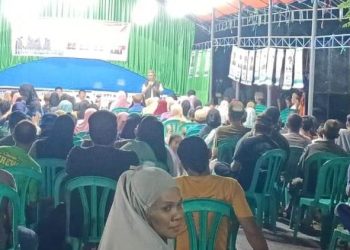 Kampanye Paslon Beriman di Ratolindo. [ foto : Usman Ayahu ]