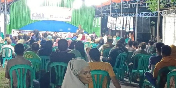 Kampanye Paslon Beriman di Ratolindo. [ foto : Usman Ayahu ]