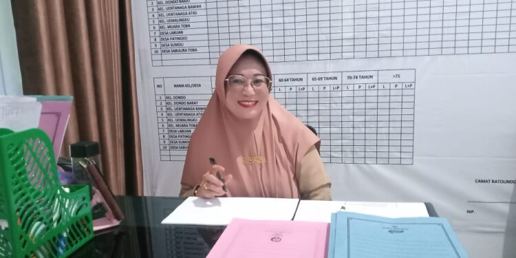 Kasi Pemerintahan Ratolindo Ramlah H. Bindiab, S.Pd.I.,MM.