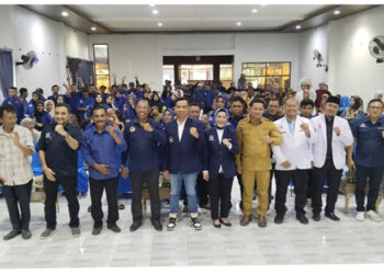 Pelantikan Pengurus DPC Partai Nasdem. Bertempat Hotel Lawaka, Ampana. Senin (22/12/2025).