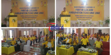 MUSDA Ke- VI DPD II Partai Golkar Kabupaten Tojo Una-Una, Minggu (21/12/2025)