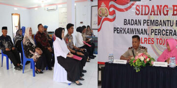 Wakapolres Tojo Una-Una, Kompol Mulyadi pimpin sidang BP4R, Kamis (22/1/2026)