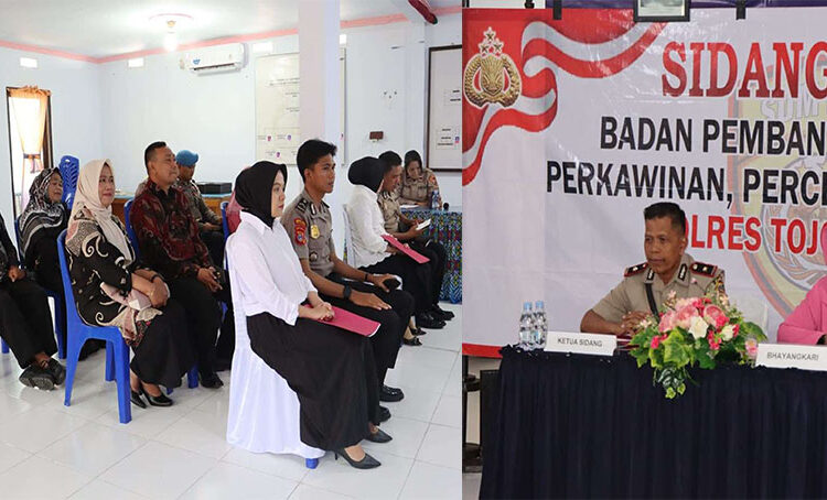 Wakapolres Tojo Una-Una, Kompol Mulyadi pimpin sidang BP4R, Kamis (22/1/2026)