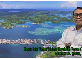 — Askhari Dg. Masiki, S.Hut., putra asli Kabupaten Tojo Una-Una, resmi menjabat sebagai Kepala Balai Taman Nasional Kepulauan Togean (TNKT)