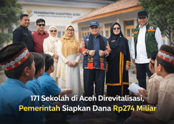 Kunker Mendikdasmen, Abdul Mu’ti ke wilayah terdampak banjir dan longsor di Aceh , Jumat (30/01/2026).