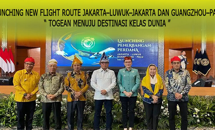 Bupati  Ilham Lawidu, S.H., hadiri kegiatan Launching New Flight Route China Southern Airlines yang digelar di Gedung Sapta Pesona, Kemenpar RI, Rabu (11/2/2026).