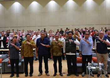 Wamensos Agus Jabo Priyono besama 166 Kepala Sekolah Rakyat dalam kegiatan Koordinasi Penyelenggaraan Sekolah Rakyat Tahun 2026 yang digelar di Bekasi, Sabtu (31/1/2026).