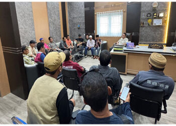 Silautrahmi Bupati Tojo Una-Una dengan Wartawan dipenghujung Ramadhan 1447 H. Diruang kerjanya, Kamis (12/3/2026)