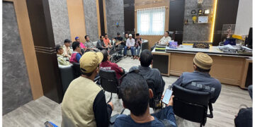 Silautrahmi Bupati Tojo Una-Una dengan Wartawan dipenghujung Ramadhan 1447 H. Diruang kerjanya, Kamis (12/3/2026)