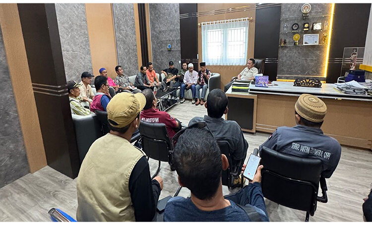 Silautrahmi Bupati Tojo Una-Una dengan Wartawan dipenghujung Ramadhan 1447 H. Diruang kerjanya, Kamis (12/3/2026)