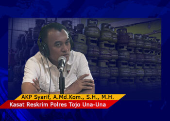 Foto : Dialog interaktif "Sulteng Menyapa" di Studio RRI Ampana, Selasa (03/03/2026).