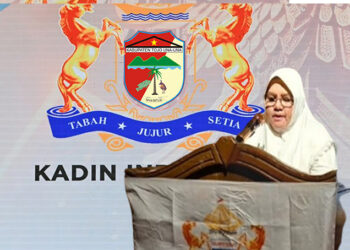 Wakil Bupati Tojo Una-Una, Hj. Surya, S.Sos., M.Si., saat membuka Musyawarah Kabupaten (Muskab) IV Kadin di Hotel Lawaka, Sabtu (21/2/2026).