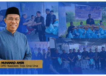 NasDem Touna Gelar Konsolidasi dan Bakti Sosial di Kantor Sekretariat NasDem, Rabu (4/3/2026)