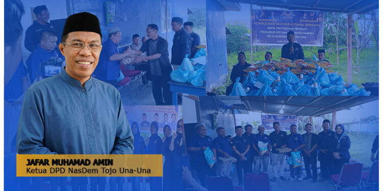 NasDem Touna Gelar Konsolidasi dan Bakti Sosial di Kantor Sekretariat NasDem, Rabu (4/3/2026)