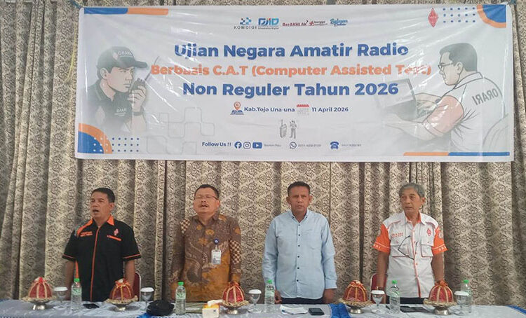 Mewakili Bupati Tojo Una-Una, Asisten II, Moh. Asrar M. Ali, S.Ag., M.Pd.I, hadiri UNAR Non Reguler tahun 2026. Sabtu, (11/4/2026)