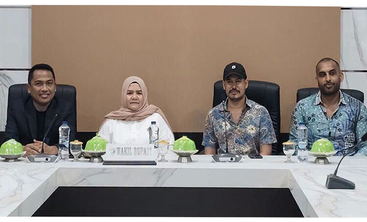 Wakil Bupati Touna, Surya Lapasiri, S.Sos., M.Si., Pimpin  Penandatanganan Dokumen Kesepakatan Bersama Antara Pemkab Touna dan PT Farmsent Energy. Minggu, 19 April 2026