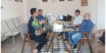 Pengurus DPP PJS diterima Ketua Dewan Kehormatan DPP PJS, Farid Aljawi di kantor Tursina Tour, Selasa (05/05/2026) di Jakarta