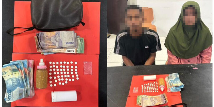 Pasutri Pengedar di Touna Diciduk Polisi, Sabtu tengah hari, 9 Mei 2026