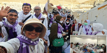 Situasi dan kondisi jemaah haji asal Kabupaten Tojo Una-Una, Sulawesi Tengah, dinihari Jumat, 29 Mei 2026 (Foto : Sam Asiku)