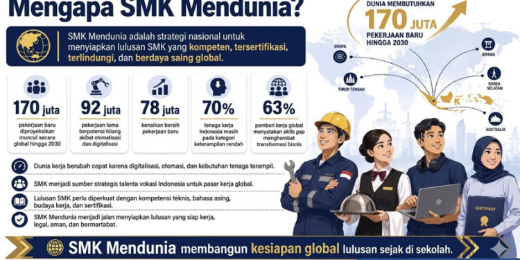 Foto: infografis Resmi Kemendikdasmen RI / Direktorat SMK, Mei 2026.