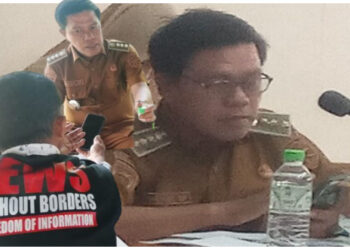 Camat Una-Una Burhan, S.P saat mengikuti RDP Komisi III diruang Aspirasi DPRD Tojo Una-Una, Senin (15/6/2026)