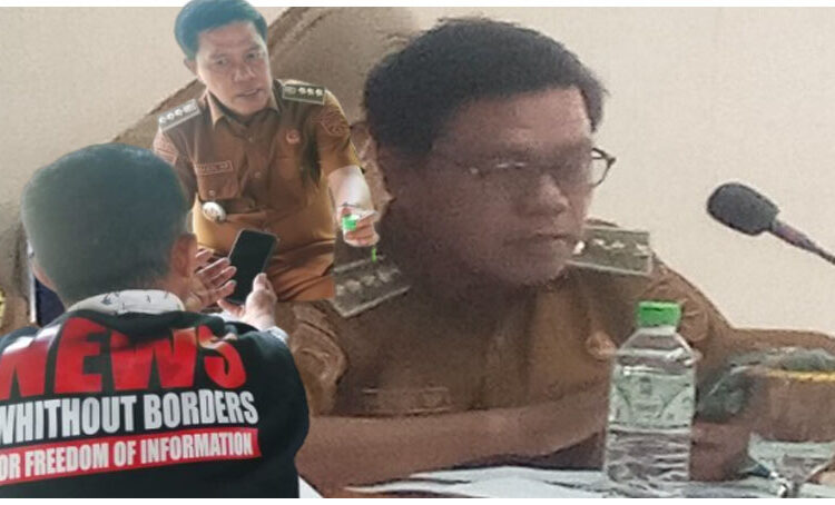 Camat Una-Una Burhan, S.P saat mengikuti RDP Komisi III diruang Aspirasi DPRD Tojo Una-Una, Senin (15/6/2026)