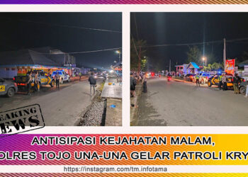 Kegiatan Rutin Yang Ditingkatkan (KRYD) pada Sabtu malam, 18 Juli 2026