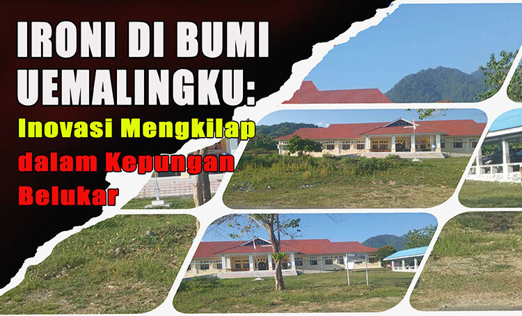 Foto : KONDISI  HALAMAN KANTOR DISDUKCAPIL TOJO UNA-UNA