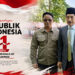 Foto bersama Pewarta t-media.id dan Drs. H. Damsik Ladjalani usai Upacara HUT Ke-81 RI, dilapangan Bumi Mas Uemalingku, Senin (17/8/2026)