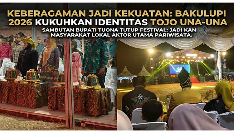 Foto : Penutupan Festival Budaya Bakulupi 2026
