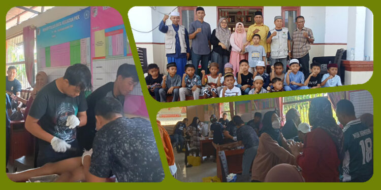 Pemerintah Kabupaten Tojo Una-Una bekerja sama dengan BAZNASTojo Una-Una dan Persatuan Perawat Nasional Indonesia (PPNI) menggelar program khitanan massal gratis (Senin, 7/9/ 2026)