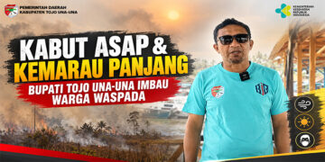 Bupati Tojo Una-Una, ILHAM S.H., mengingatkan seluruh warga untuk meningkatkan kewaspadaan terhadap ancaman kabut asap dan debu yang dipicu oleh karhutla serta bencana kemarau panjang dalam keterangan resminya, Kamis, 15 Oktober 2026.