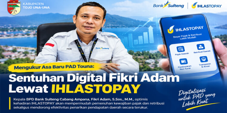 Foto : Kepala BPD Bank Sulteng Cabang Ampana, Fikri Adam, S.Sos., M.M.